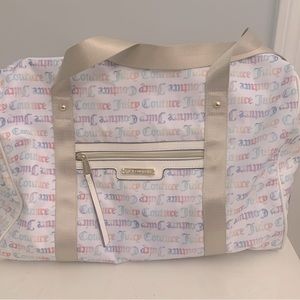 Juicy‎ Couture Weekender Bag with Pastel Juicy Logo.